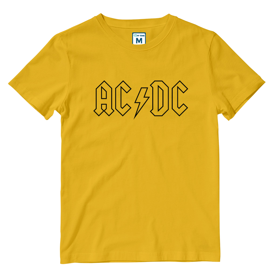 Cotton Shirt: ACDC Logo