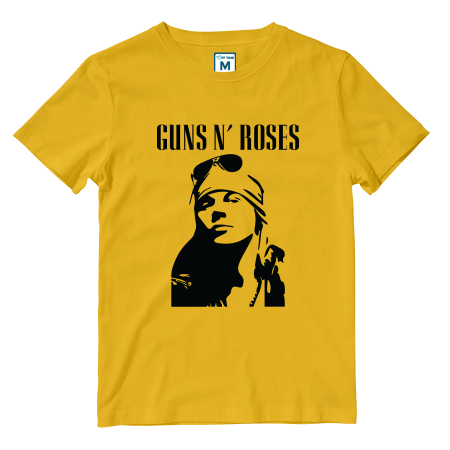 Cotton Shirt: Axl Rose Silhouette