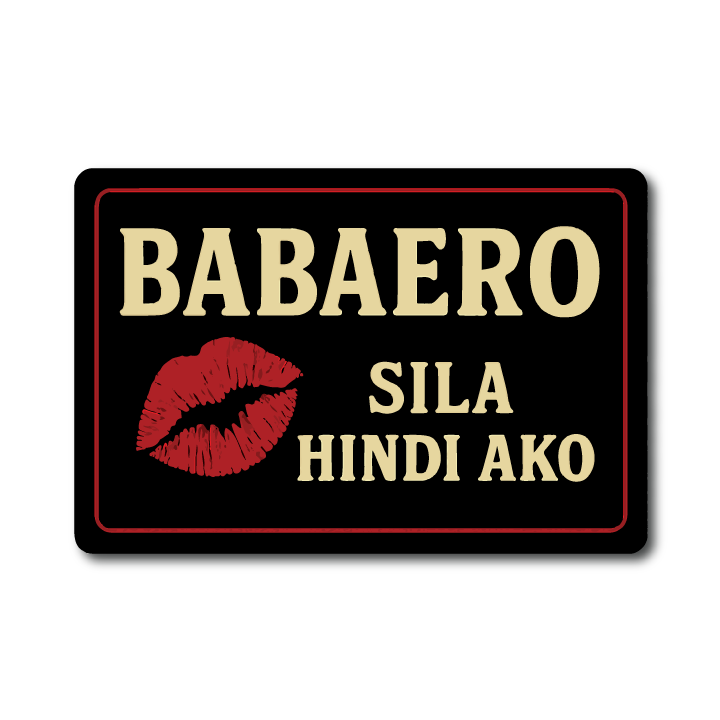 Acrylic Vehicle Badge: Babaero