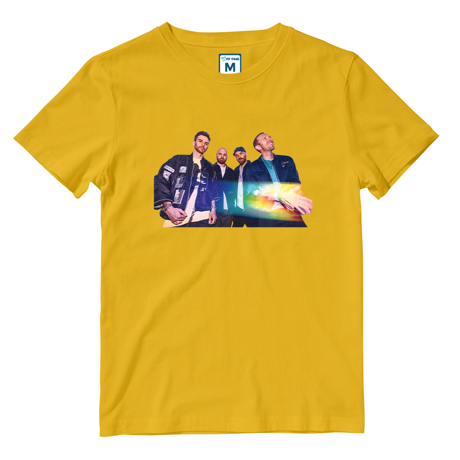 Cotton Shirt: Band Photo Rainbow