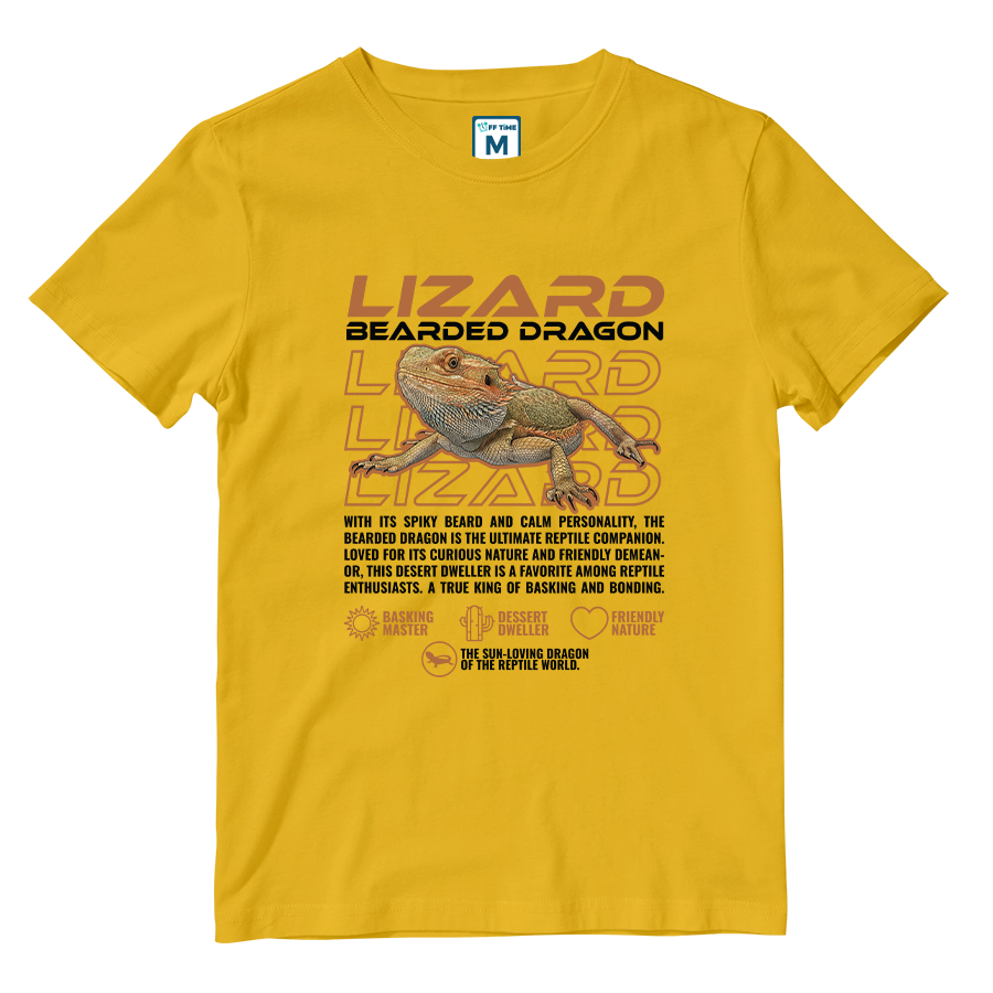 Cotton Shirt: Bearded Dragon