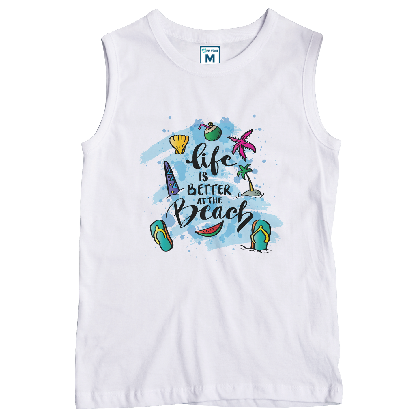 Sleeveless Drifit Shirt: Better At Beach
