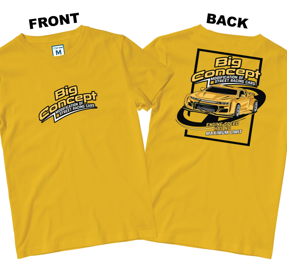 Cotton Shirt: Big Concept (Front and Back)