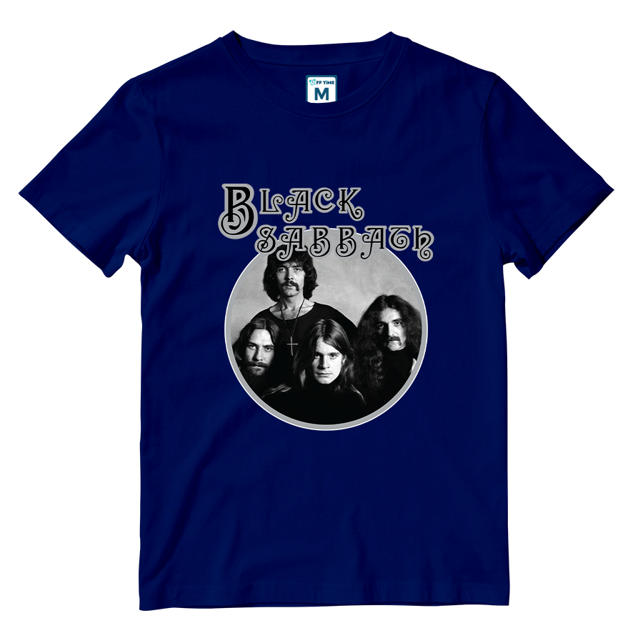 Cotton Shirt: Black Sabbath Monochrome