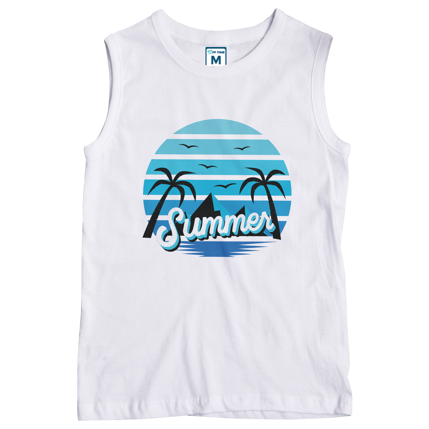 Sleeveless Drifit Shirt: Blue Summer