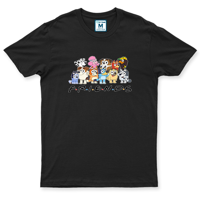 C.Spandex Shirt: Bluey Friends