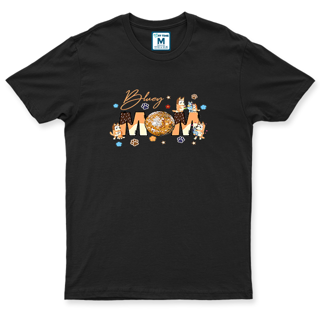 C.Spandex Shirt: Bluey Mom