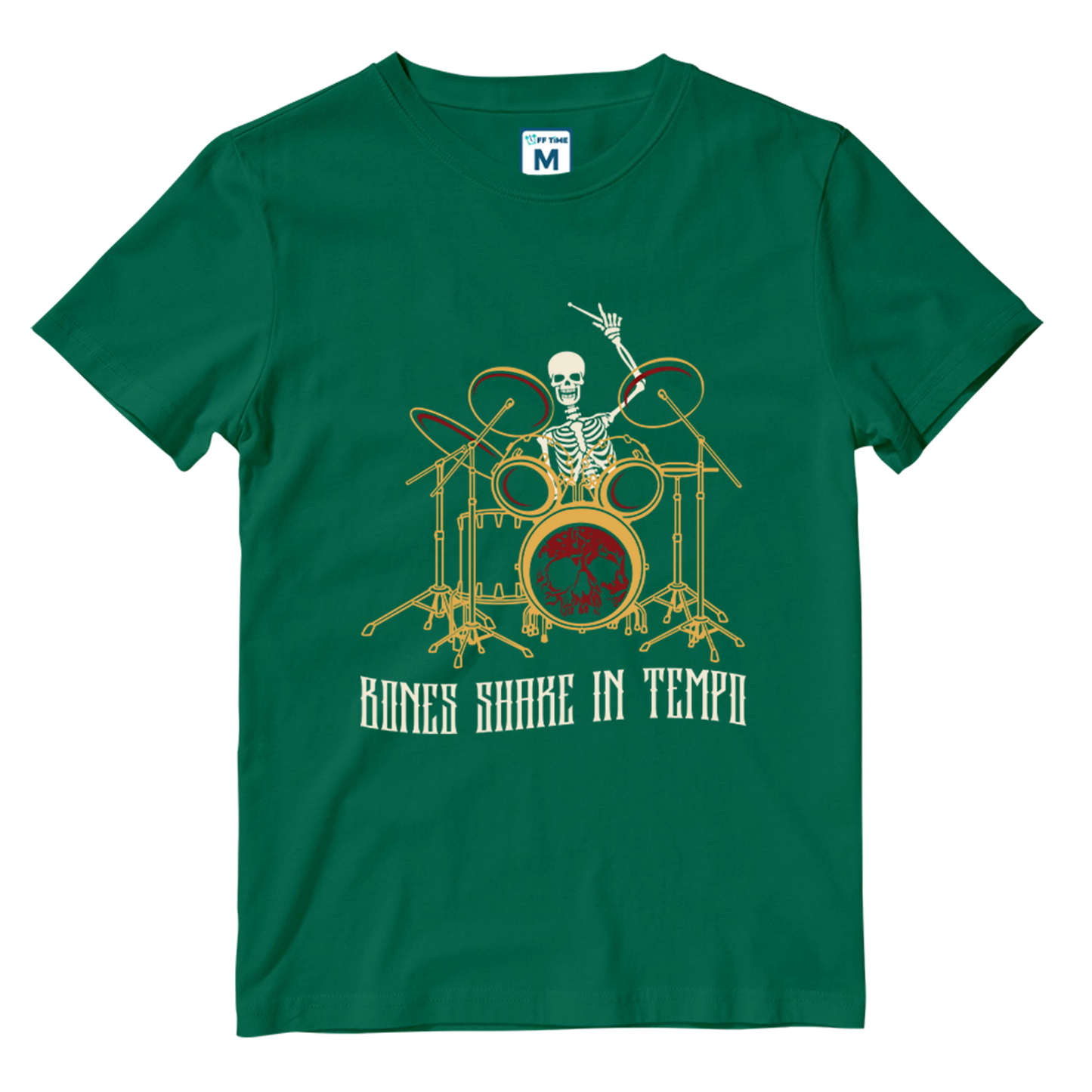 Cotton Shirt: Bones Shake In Tempo