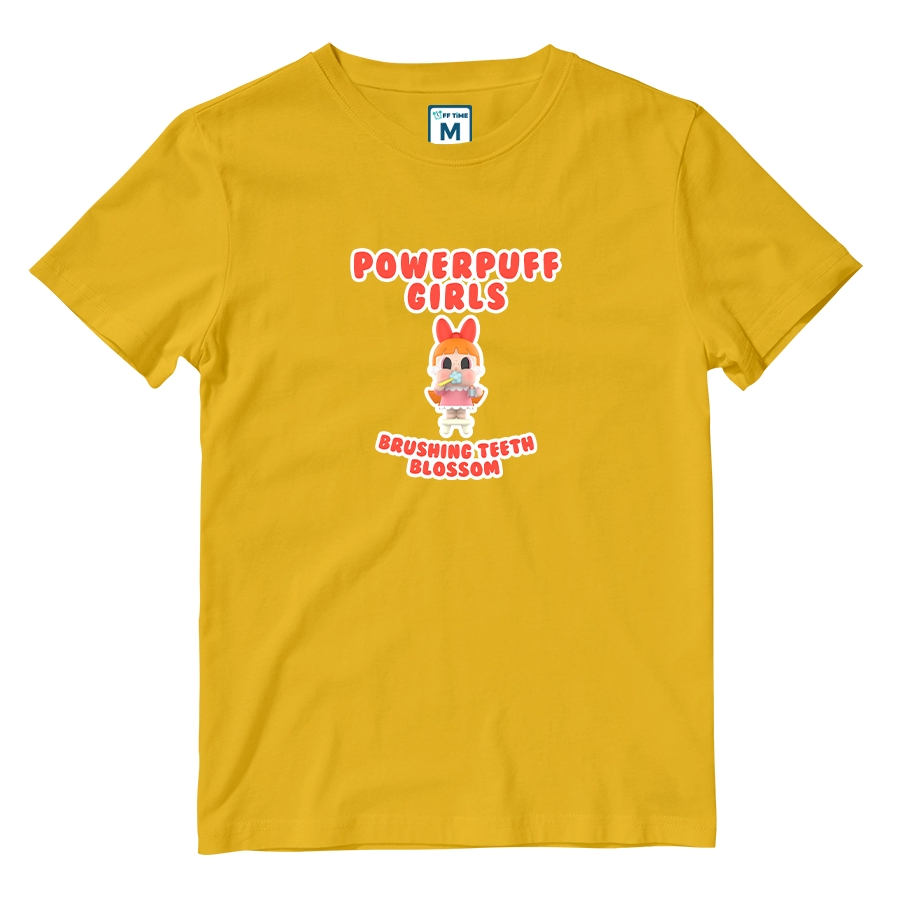 Cotton Shirt: Brushing Teeth Blossom