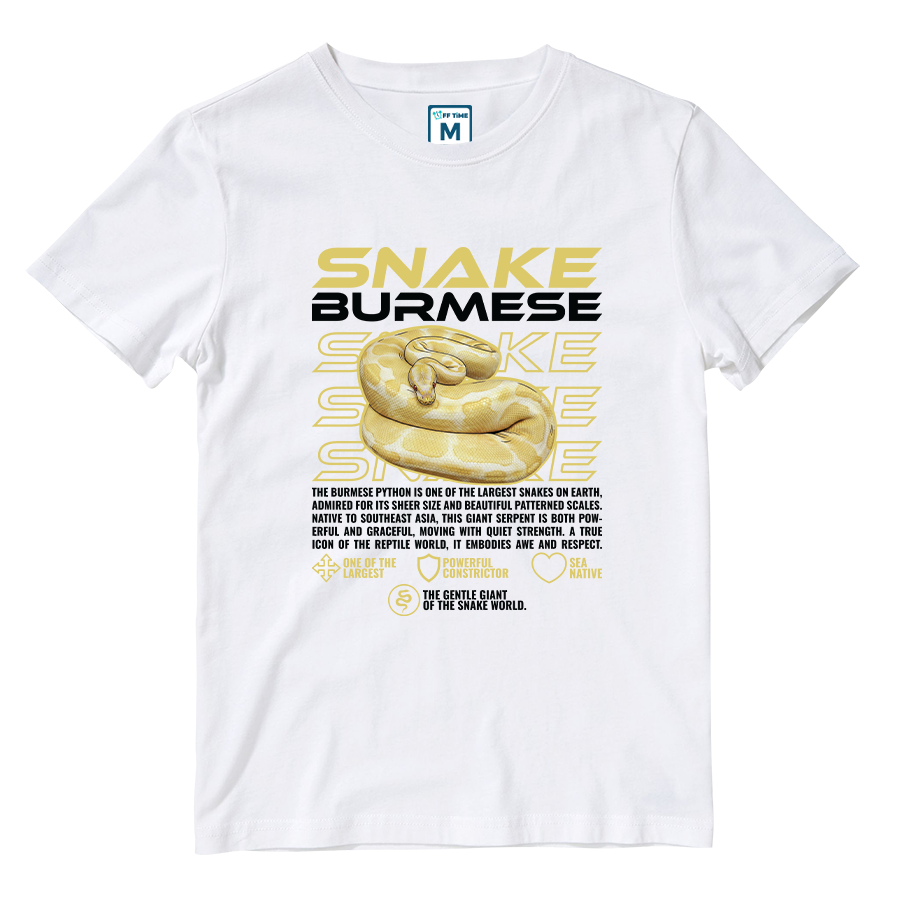 Cotton Shirt: Burmese Snake