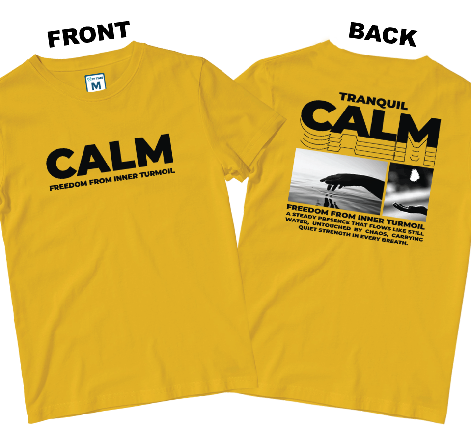 Cotton Shirt: Calm (Front and Back)