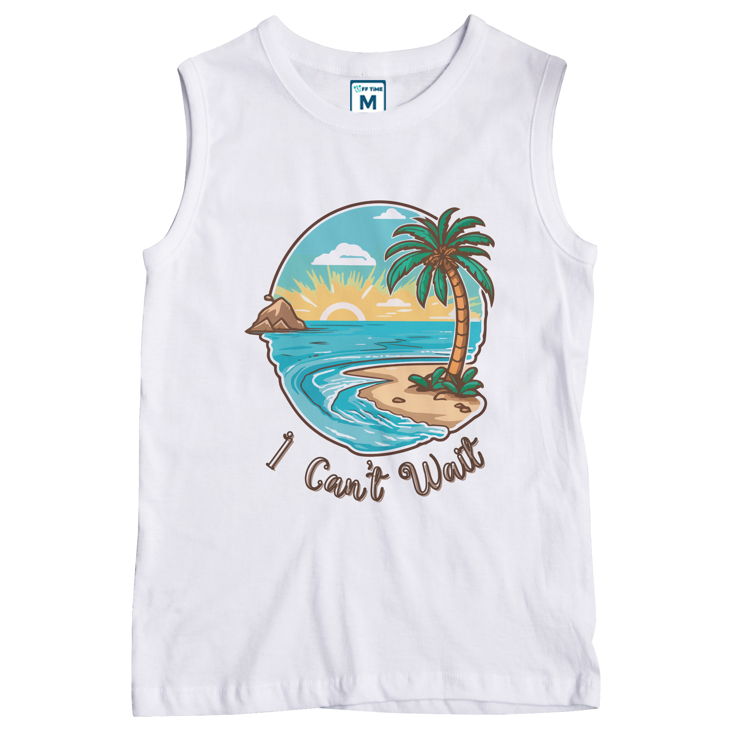 Sleeveless Drifit Shirt: Cant Wait
