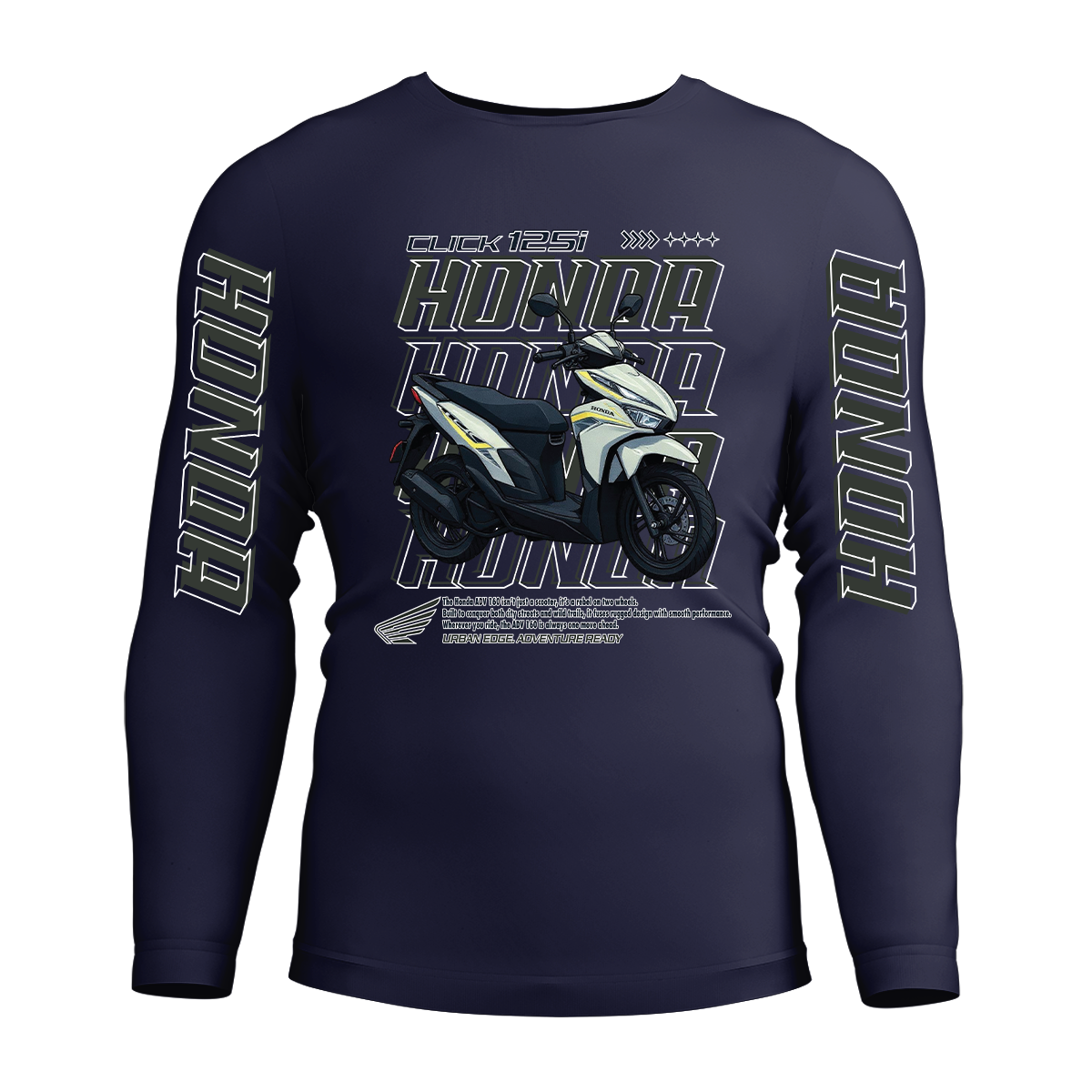 Long Sleeve Drifit Shirt: Click 125i