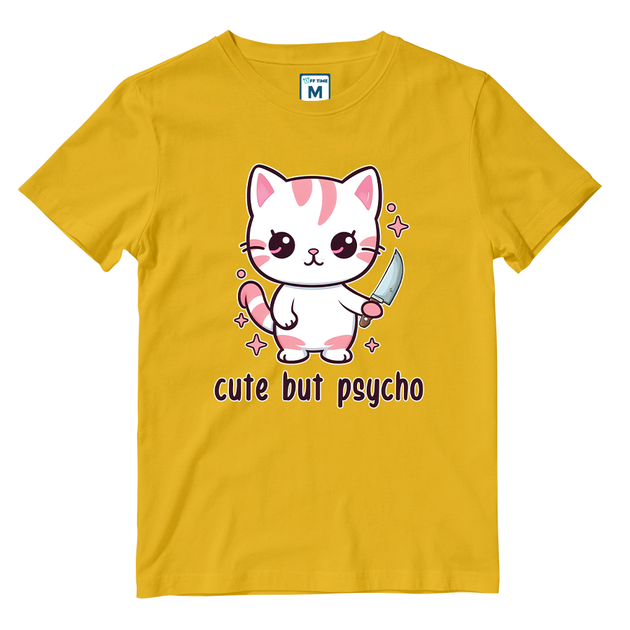Cotton Shirt: Cute Psycho
