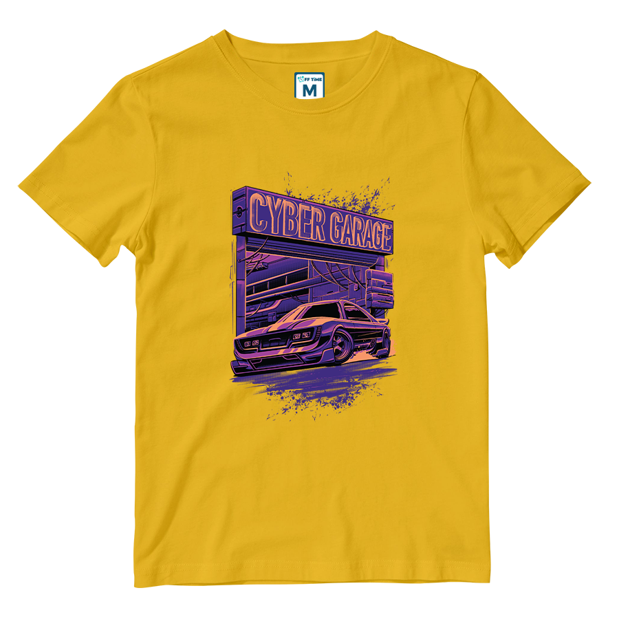 Cotton Shirt: Cyber Garage