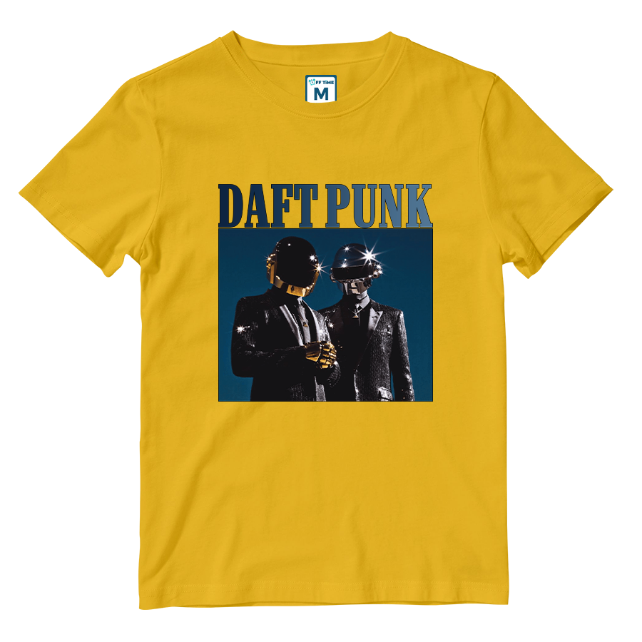 Cotton Shirt: Daft Punk Retro