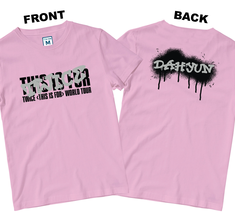 Cotton Shirt: Dahyun (Front and Back)