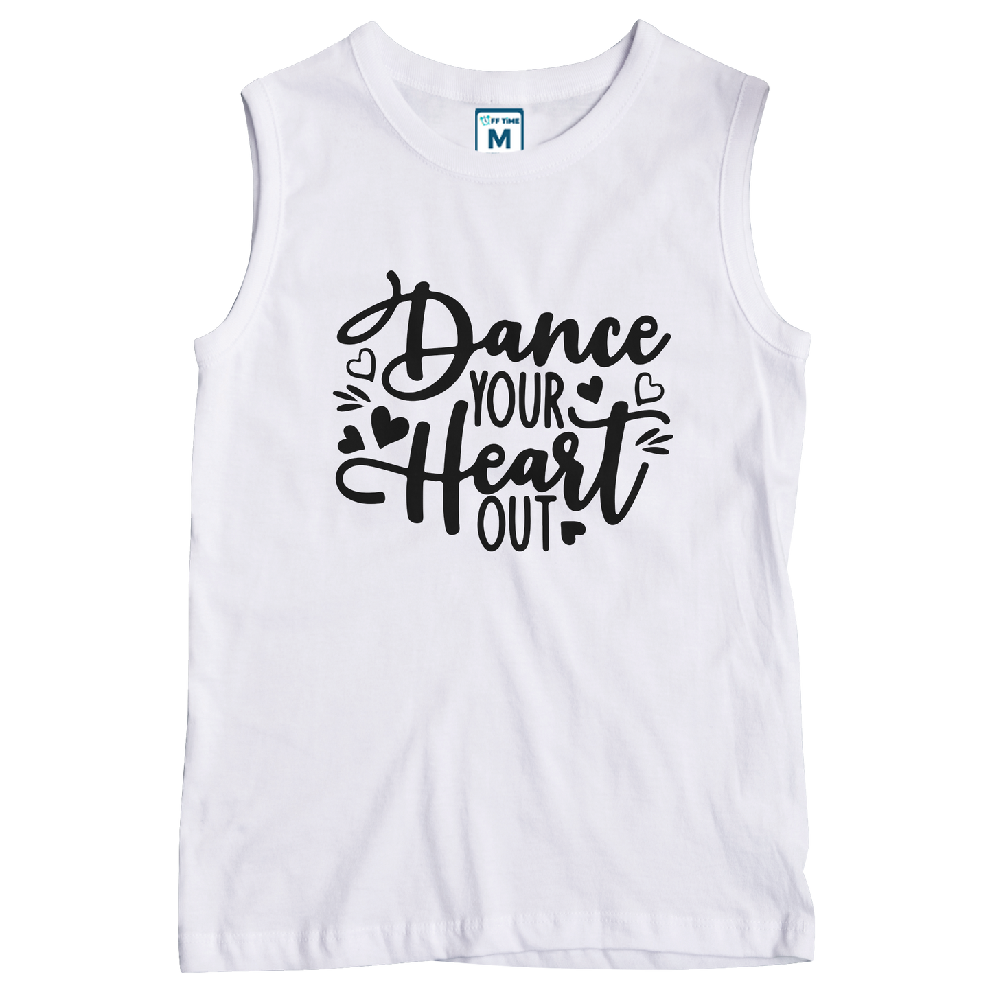 Sleeveless Drifit Shirt: Dance Heart