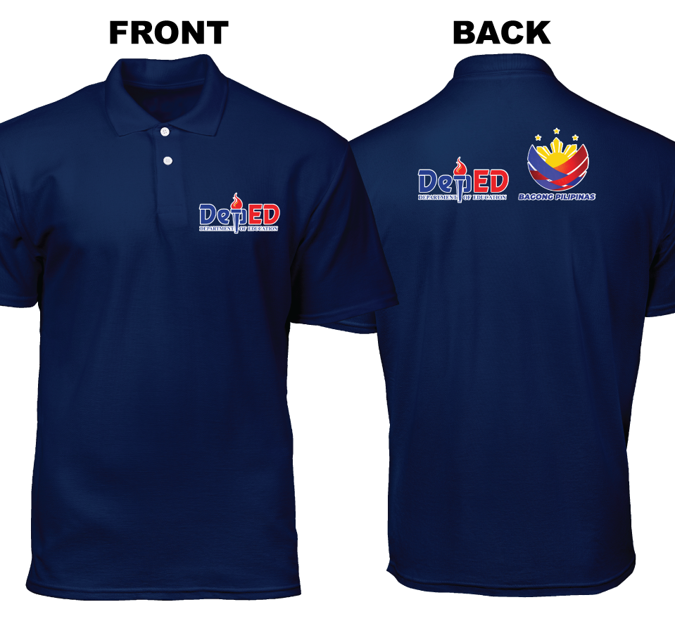 Cotton Polo Shirt: Deped Pocket (Front and Back)