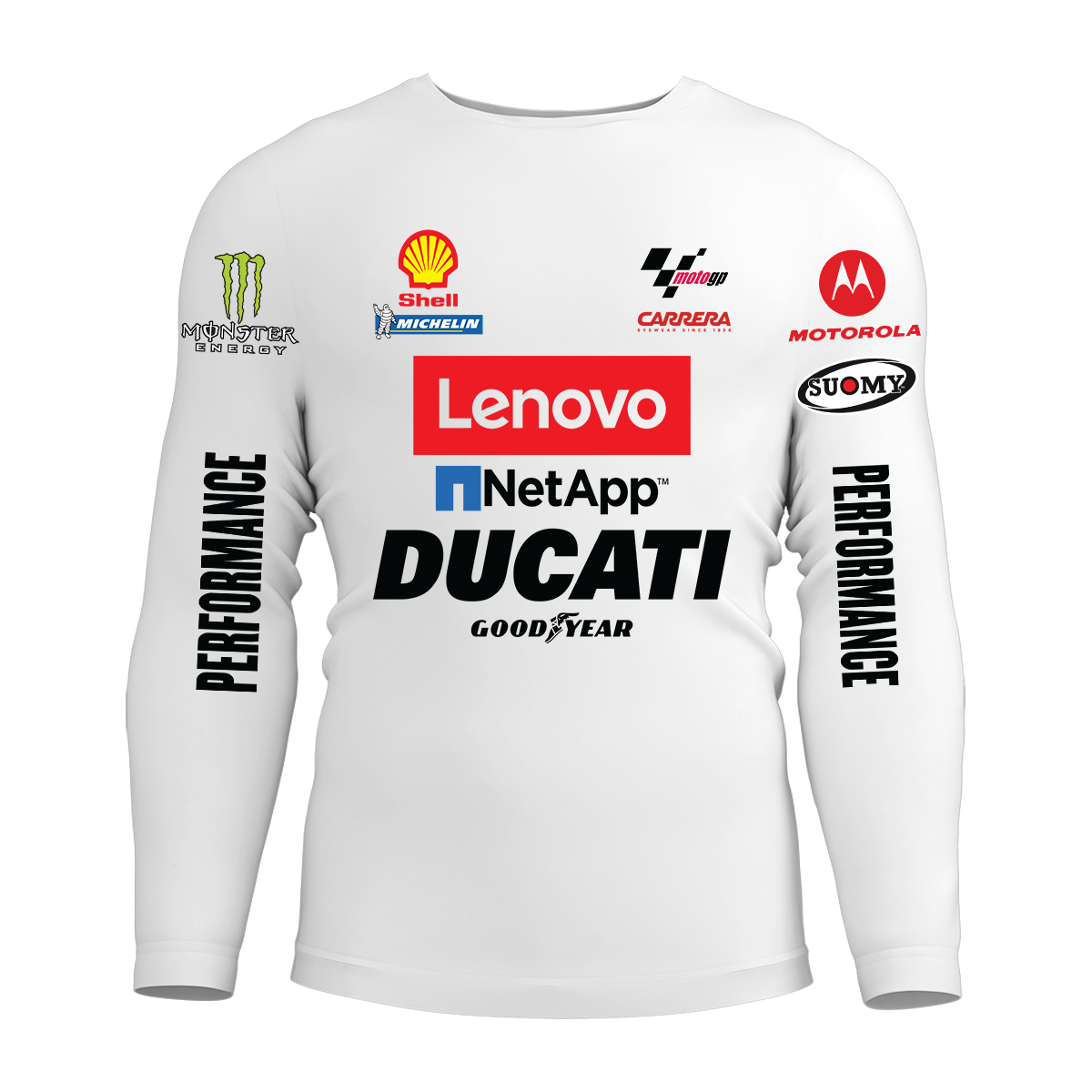 Long Sleeve Drifit Shirt: Ducati Racing