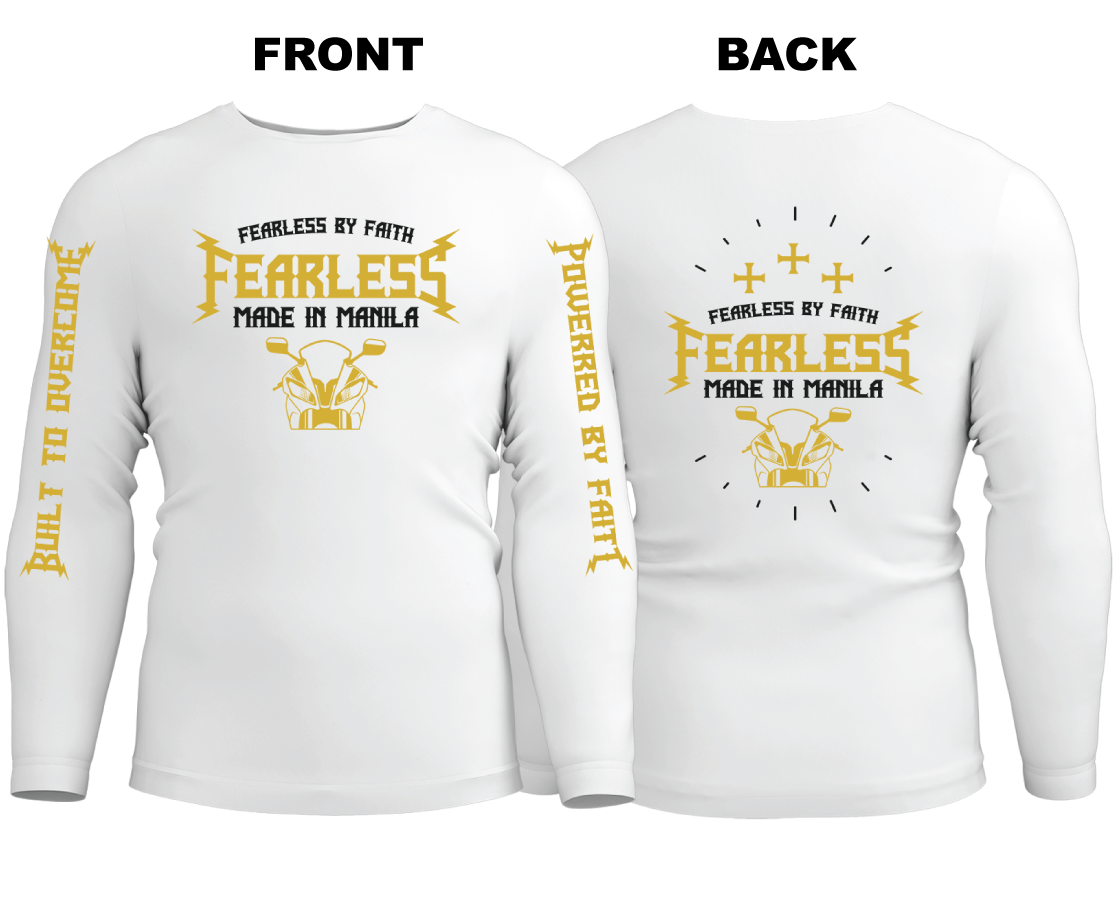 Long Sleeve Drifit Shirt: Fearless By Faith