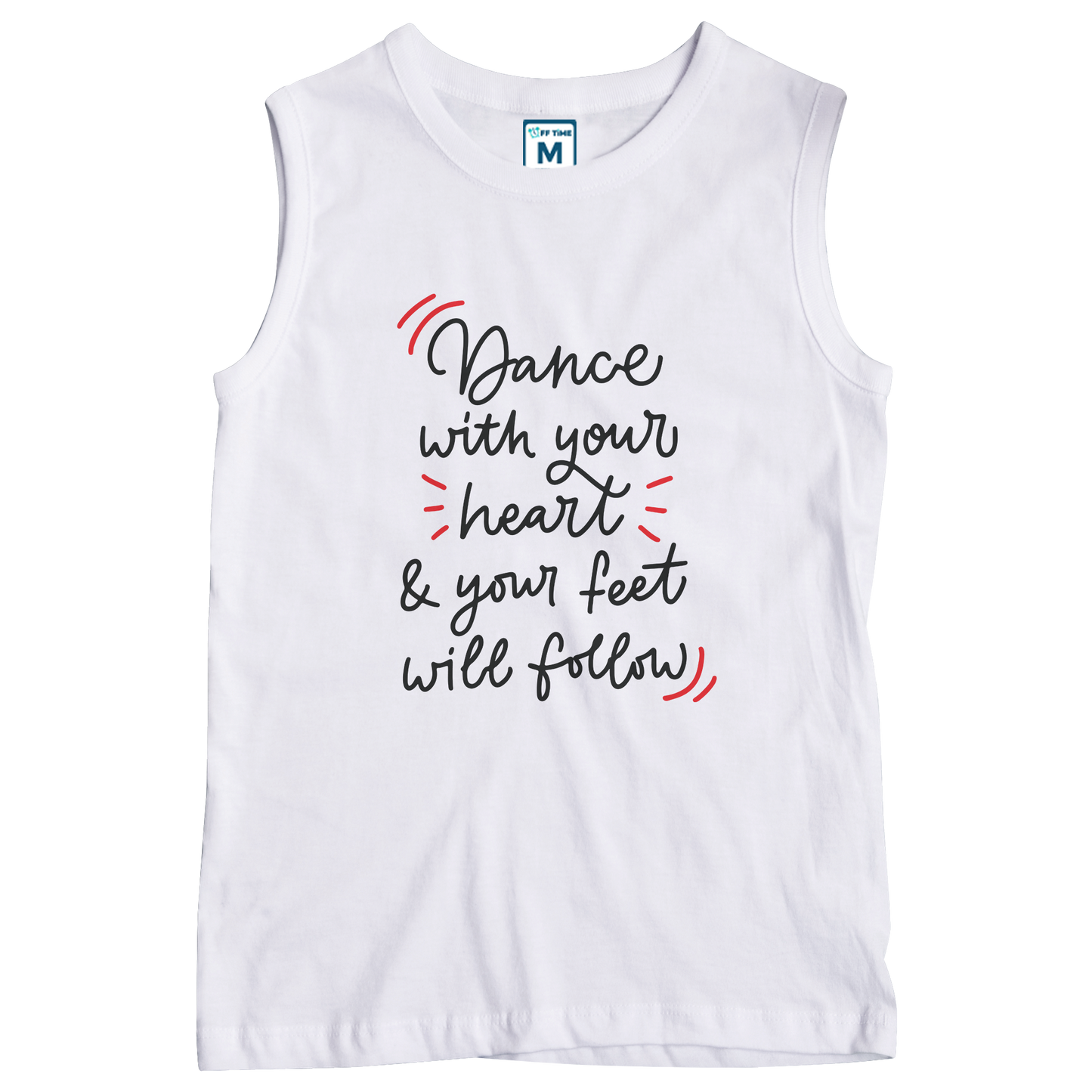 Sleeveless Drifit Shirt: Feet Follow