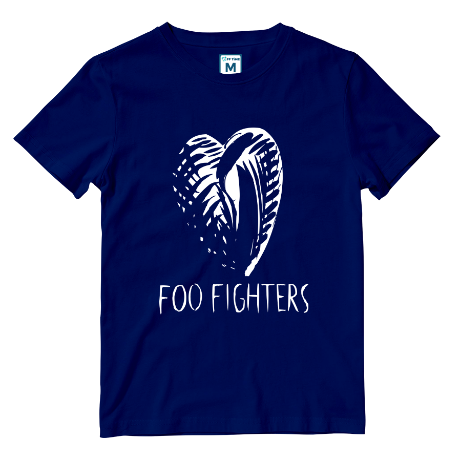 Cotton Shirt: Foo Fighters Heart