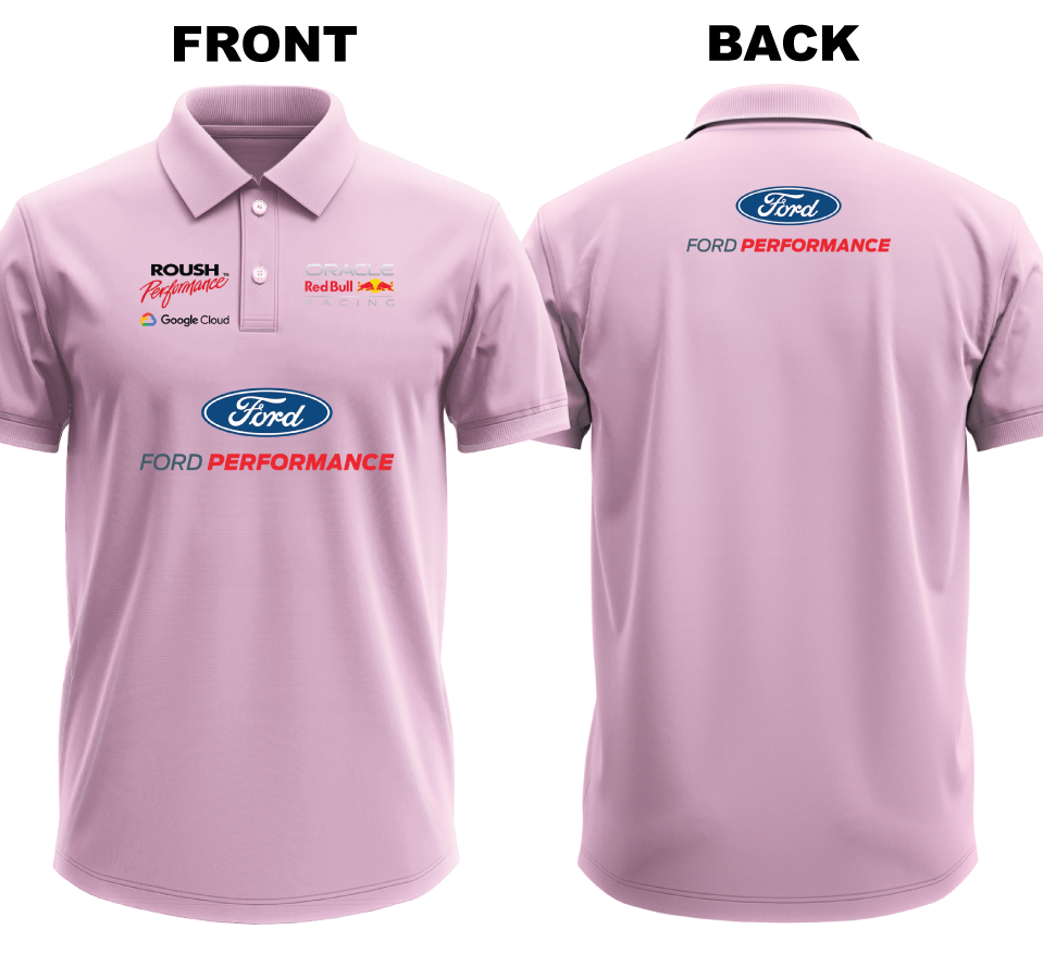 Drifit Polo Shirt: Ford Performance (Front and Back)