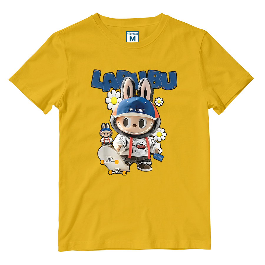 Cotton Shirt: Funny Labubu Labubu Party Men Boy