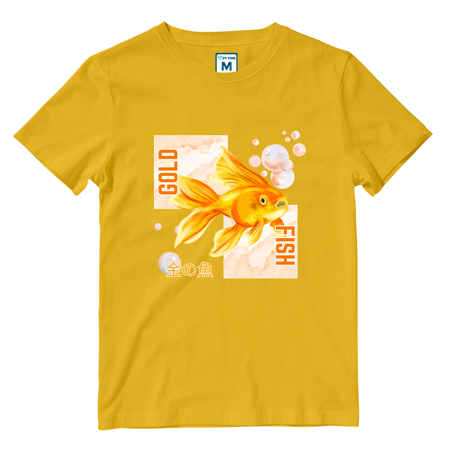 Cotton Shirt: GOLD FISH