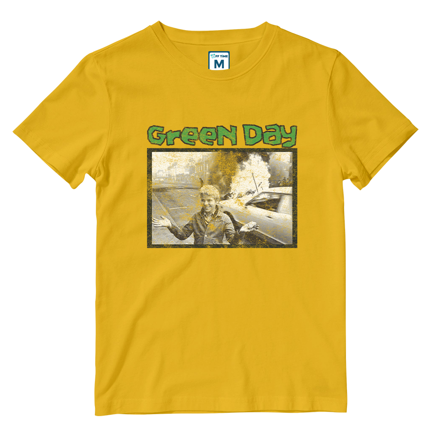 Cotton Shirt: Green Day Savior