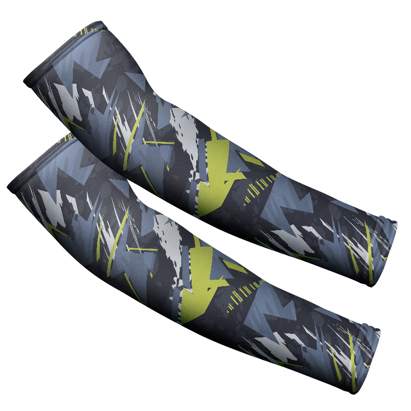 Arm Sleeves: Green Gray