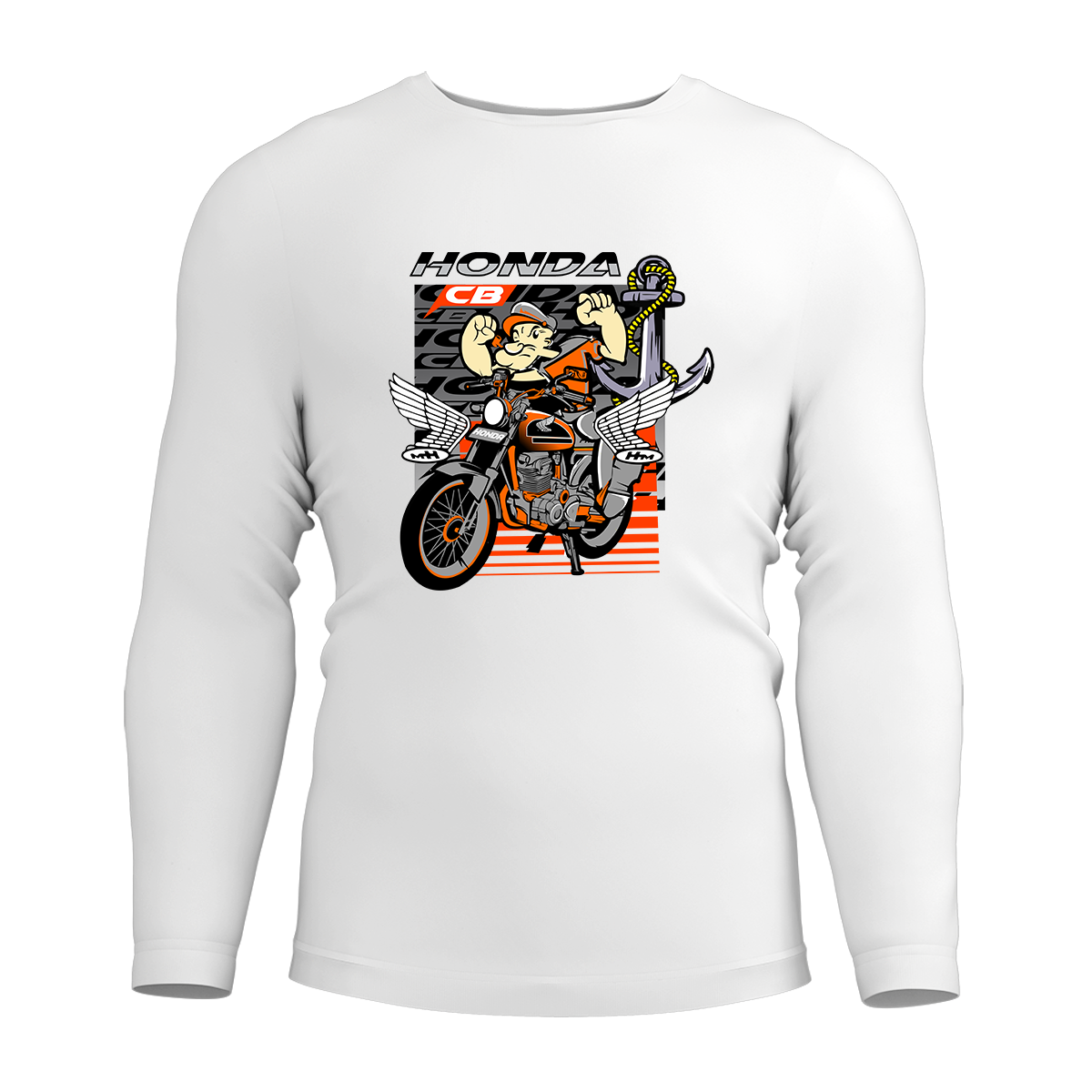 Long Sleeve Drifit Shirt: Honda CB