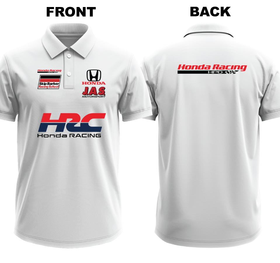 Drifit Polo Shirt: Honda HRC (Front and Back)