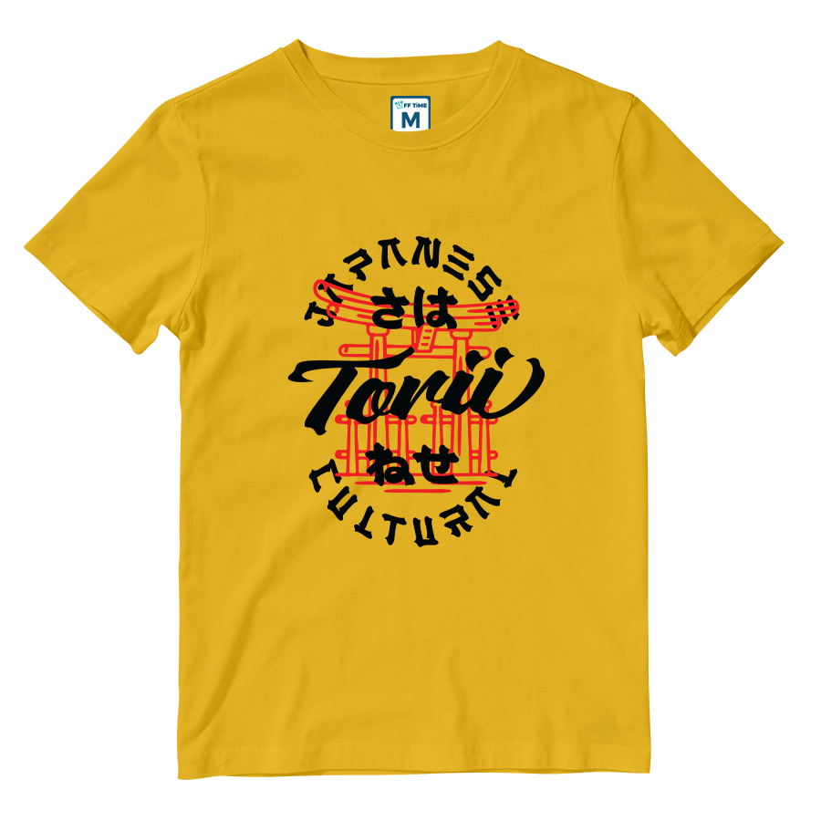 Cotton Shirt: Japanese Torii