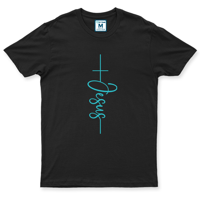 C.Spandex Shirt: Jesus Cursive