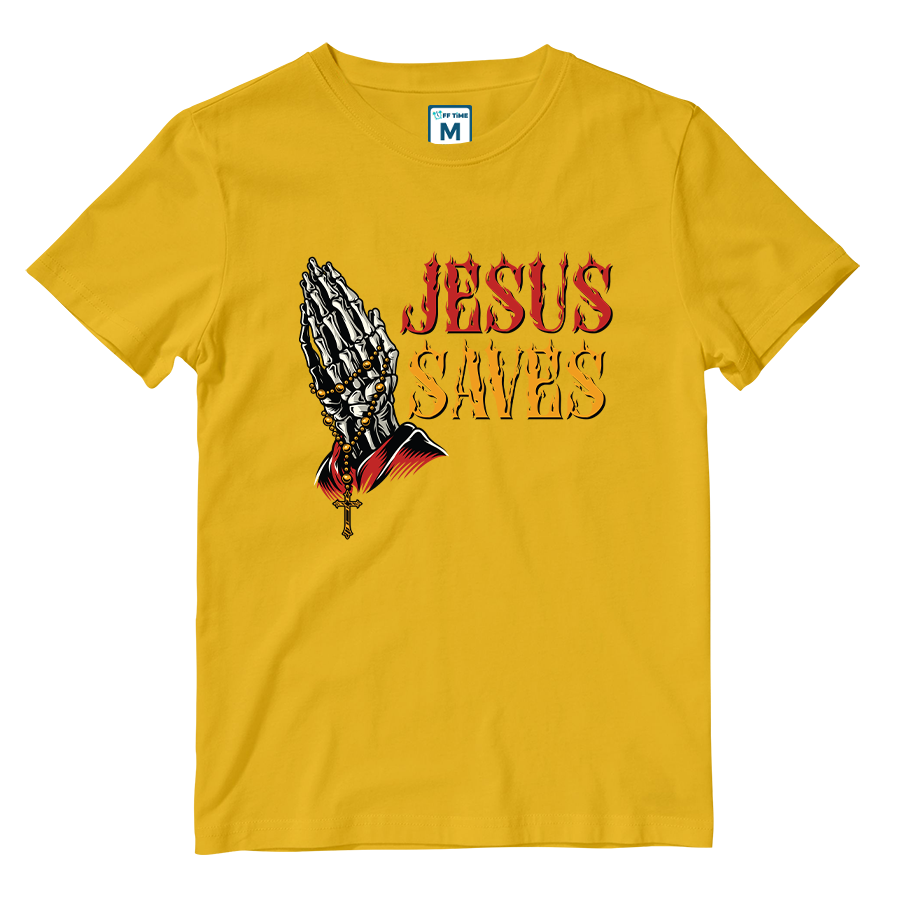 Cotton Shirt: Jesus Saves