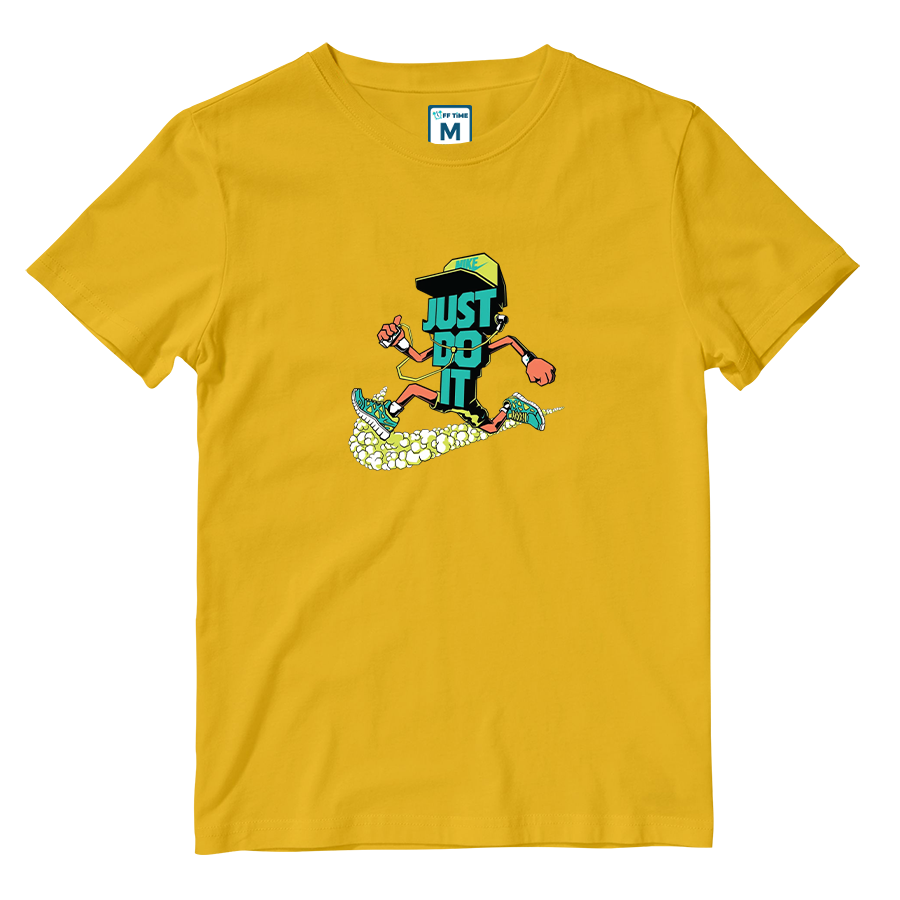 Cotton Shirt: Just Do it Run