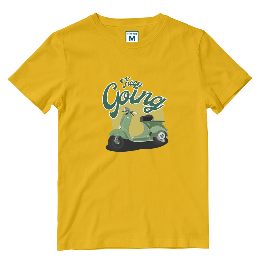 Cotton Shirt: KEEP GOING