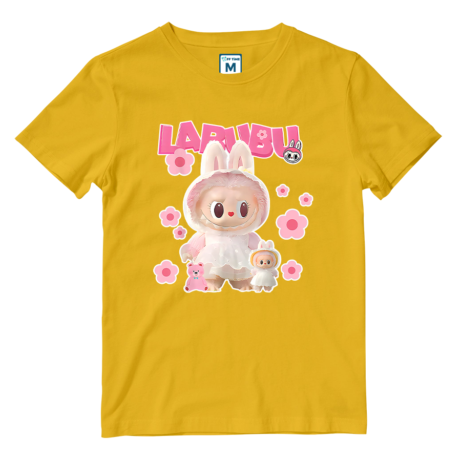 Cotton Shirt: Labubu Pink