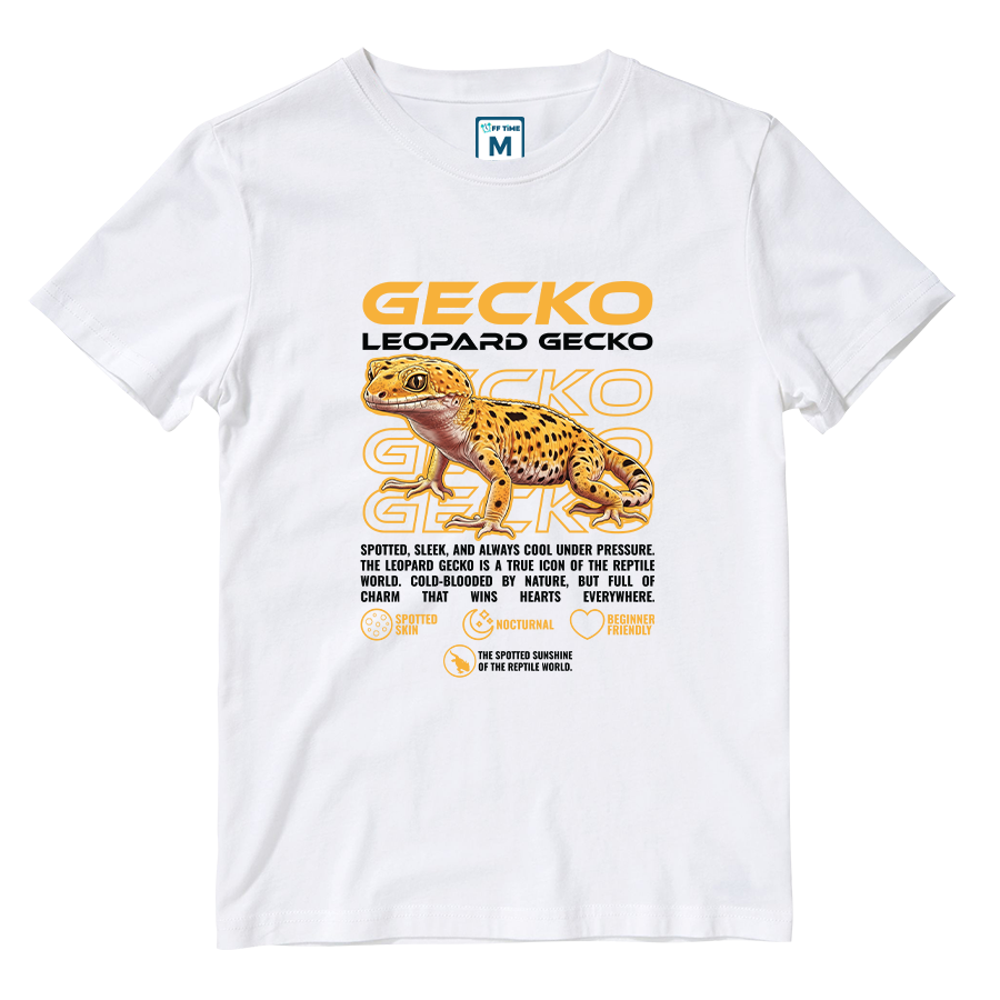 Cotton Shirt: Leopard Gecko