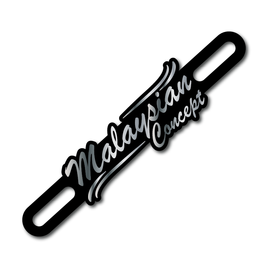 Motorcycle Plate Badge: Malaysian Concept