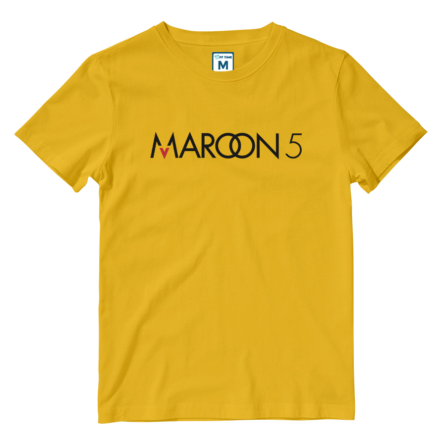 Cotton Shirt: Maroon 5 Logo