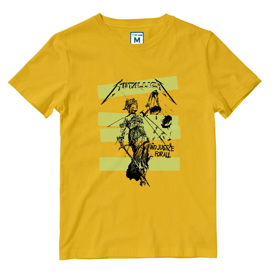 Cotton Shirt: Metallica And Justice