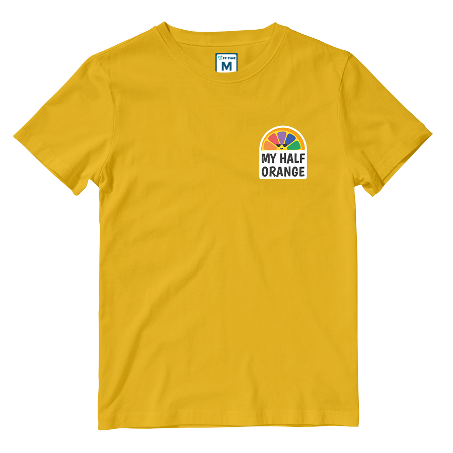 Cotton Shirt: My Half Orange