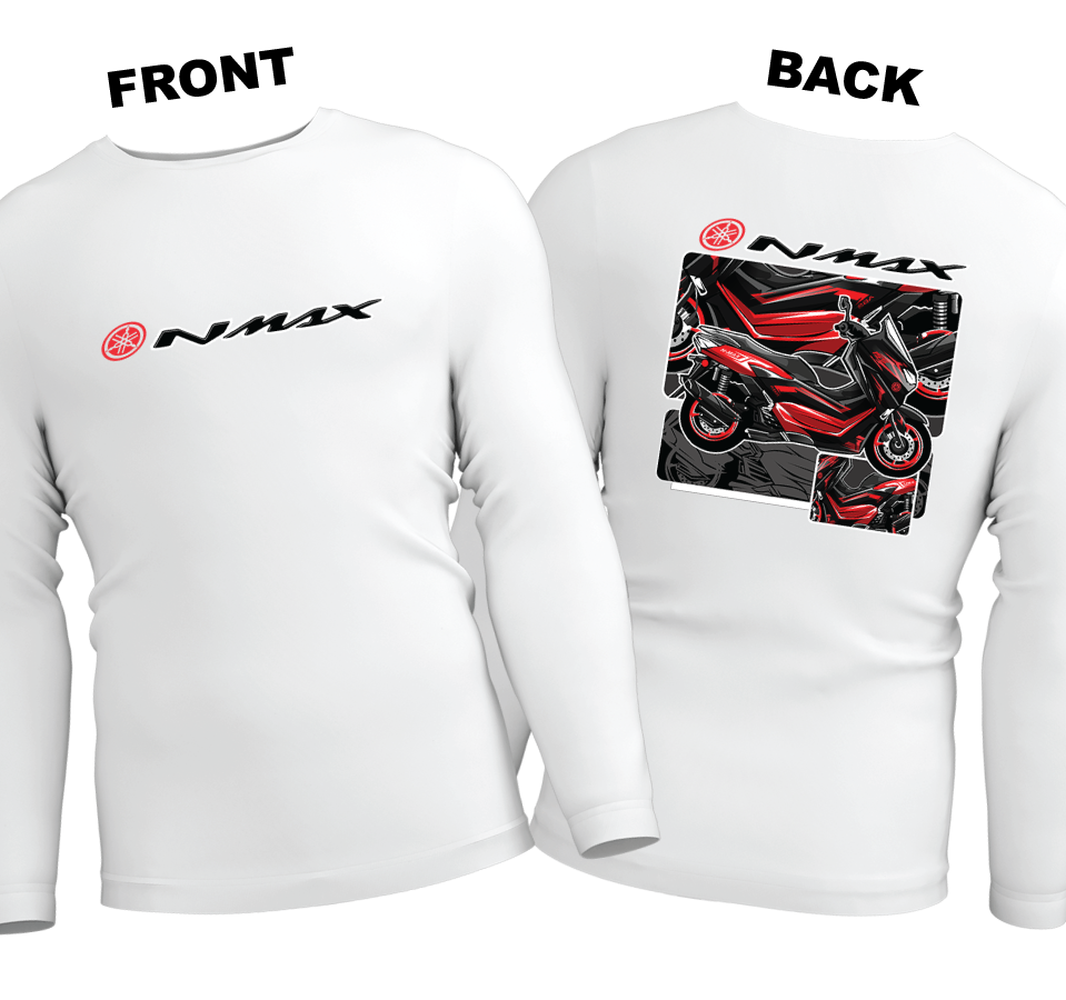 Long Sleeve Drifit Shirt: NMax (Front and Back)