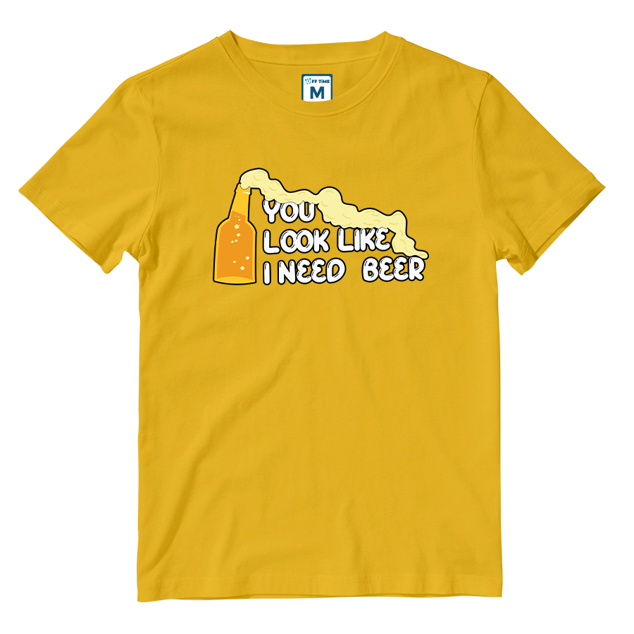 Cotton Shirt: Need Beer