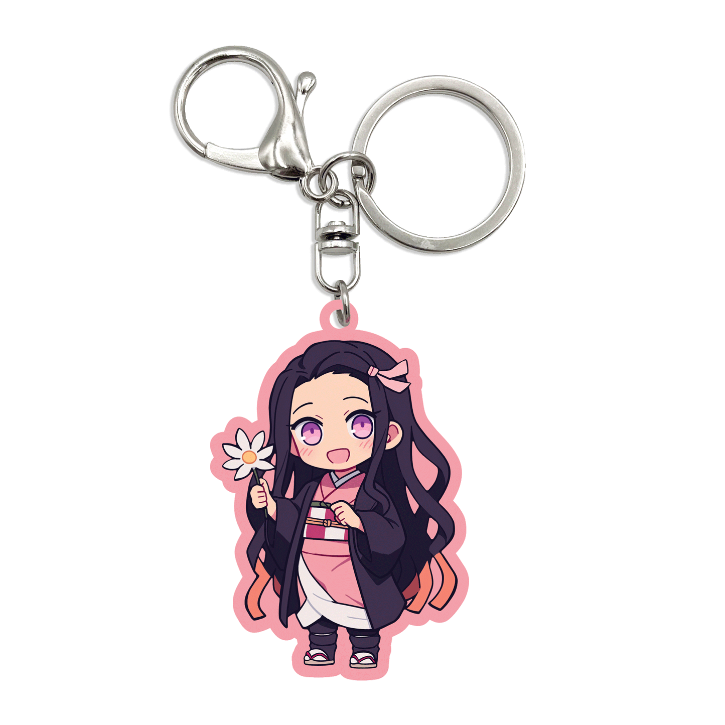 Acrylic Bag Charm: Nezuko Flower