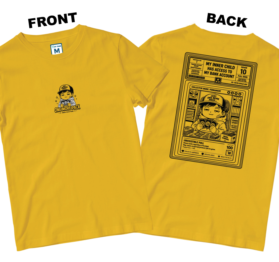 Cotton Shirt: One More Pack (Front and Back)