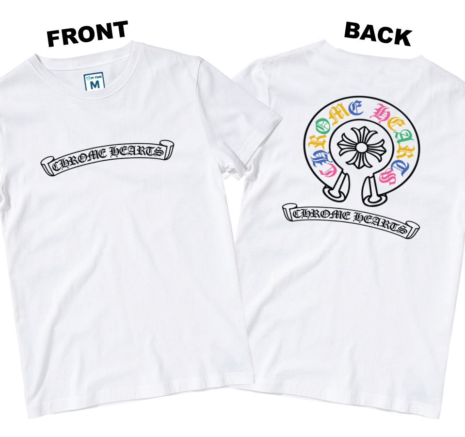 Cotton Shirt: Oval Cross (Front and Back)